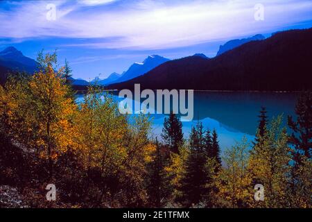 Upper Waterfowl Lake, Banff National Park Alberta Kanada Stockfoto