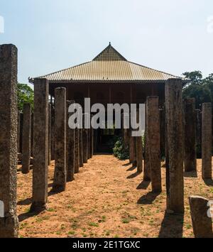 Lovamahapaya, Brazen Palace in Anuradhapura, Sri Lanka Stockfoto