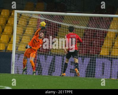 Benevento, Kampanien, ITALIEN. Januar 2021. Während der italienischen Serie A Footbal Spiel FC Benevento gegen AC Atalanta am 09. Januar 2021 im Ciro Vigorito Stadion.in Bild: Lorenzo montipË Kredit: Fabio Sasso/ZUMA Wire/Alamy Live News Stockfoto