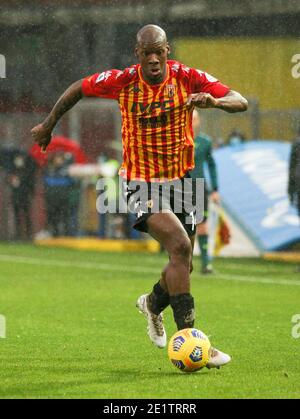 Benevento, Kampanien, ITALIEN. Januar 2021. Während der italienischen Serie A Fußballspiel FC Benevento gegen AC Atalanta am 09. Januar 2021 im Ciro Vigorito Stadion.in Bild Bryan Dabo. Quelle: Fabio Sasso/ZUMA Wire/Alamy Live News Stockfoto