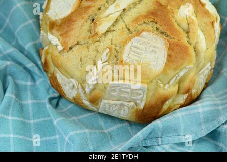 Hausgemachtes serbisches slava-Brot. Stockfoto