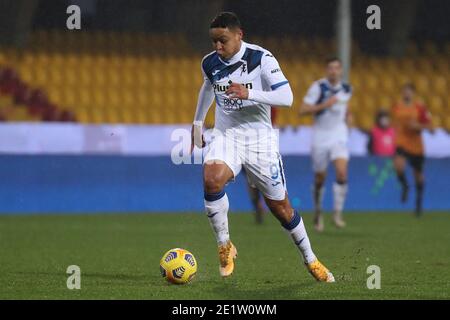 Benevento, Italien. Januar 2021. Benevento, Italien, Ciro Vigorito Stadion, 09. Januar 2021, Luis Muriel (Atalanta BC) während Benevento Calcio gegen Atalanta BC - Italienische Fußball Serie A Spiel Kredit: Emmanuele Mastrodonato/LPS/ZUMA Wire/Alamy Live News Stockfoto