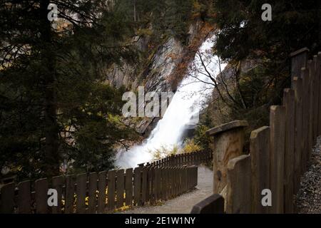 Krimmler Wasserfalle - schöne Berglandschaft. Österreich Stockfoto