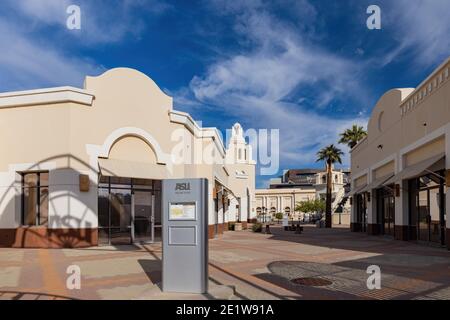 Außenansicht der Arizona State University Mercado in Phoenix, Arizona Stockfoto