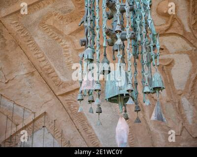 Phoneix, 2. JAN 2021 - Sonnenansicht der Cosanti Originals Stockfoto