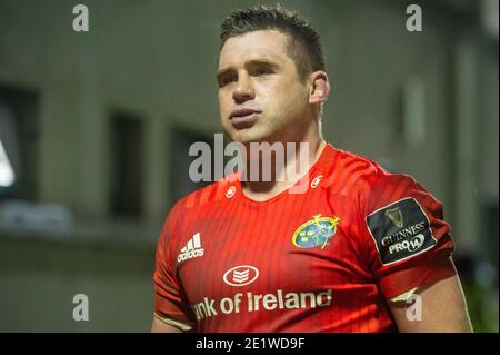 Galway, Irland. Januar 2021. CJ Stander von Münster nach dem Guinness PRO14 Runde 11 Spiel zwischen Connacht Rugby und Munster Rugby auf dem Sportplatz in Galway, Irland am 9. Januar 2021 (Foto von Andrew SURMA/SIPA USA) Kredit: SIPA USA/Alamy Live News Stockfoto