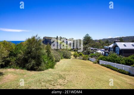 Bangalley Head am Avalon Beach an den nördlichen Stränden von Sydney, NSW, Australien Stockfoto