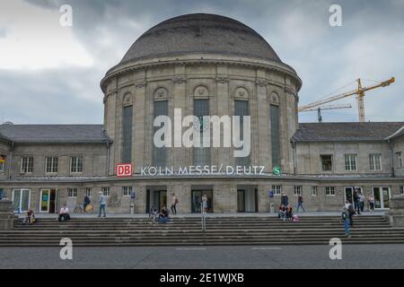 Bahnhof Messe Deutz, Deutz, Köln, 92660 Stockfoto