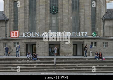 Bahnhof Messe Deutz, Deutz, Köln, 92660 Stockfoto