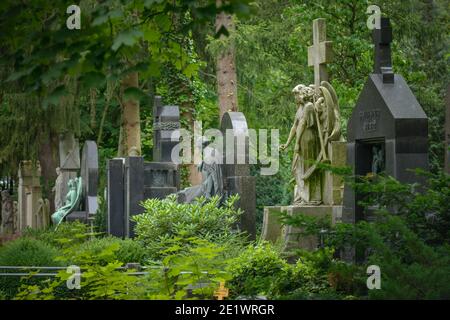 Graeber, Melaten-Friedhof, Aachener Straße, Lindenthal, Köln, Nordrhein-Westfalen, Deutschland Stockfoto