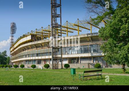 Fussballstadion, Plovdiv, Bulgarien Stockfoto