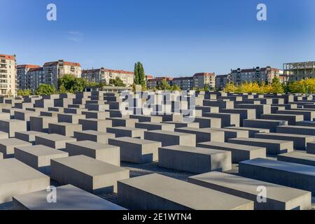 Holocaust-Mahnmal, Mitte, Berlin, Deutschland Stockfoto