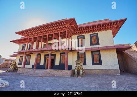 OUARZAZATE, MAROKKO - 7. FEBRUAR 2017: Ouarzazate Atlas Film Studios in Marokko. Die marokkanischen Atlas Studios sind eines der größten Filmstudios im wo Stockfoto