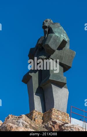 Denkmal für die Bergleute in Puertollano, Ciudad Real, Spanien Stockfoto