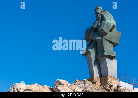 Denkmal für die Bergleute in Puertollano, Ciudad Real, Spanien Stockfoto