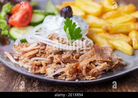 Gyros Stockfoto