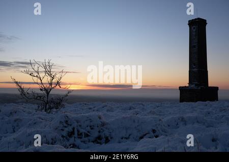 Sonnenaufgang über Ramsbottom Stockfoto