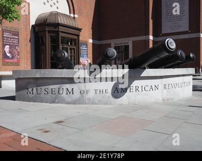 Bild des Museums der amerikanischen Revolution in Philadelphia. Stockfoto