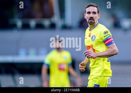 ANTWERPEN, BELGIEN - 10. JANUAR: Sven Kums von KAA Gent während des Pro-League-Spiels von Beerkot VA und KAA Gent am 10. Januar 2021 in Antwerpen, Belgien (Foto: Jeroen Meuwsen/BSR AgencyOrange BilderAlamy Live News) Stockfoto