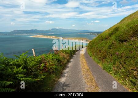 Rossbeigh Strand am Wild Atlantic Way am Ring of Kerry in Irland. Stockfoto