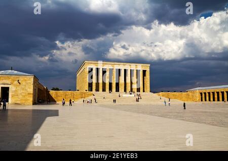 Ankara, Türkei - Mausoleum von Atatürk, Mustafa Kemal Atatürk Stockfoto