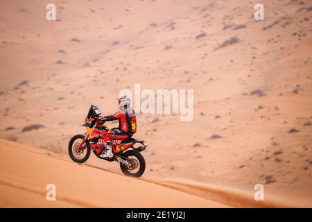 03 Price Toby (aus), KTM, Red Bull KTM Factory Team, Moto, Bike, Action während des Ruhetag der Dakar 2021 in Ha&#039;il, in Saudi-Arabien am 9. Januar 2021 - Foto Antonin Vincent / DPPI / LM Stockfoto