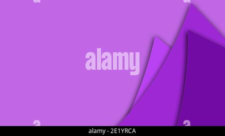 Abstrakte lila geometrischen Formen Hintergrund für Kunst Design Stockfoto