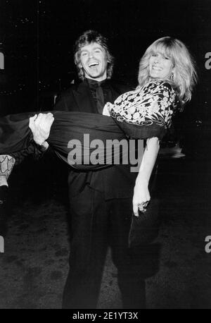 JEFF CONAWAY mit Frau Rona Newton-John Credit: Ralph Dominguez/MediaPunch Stockfoto