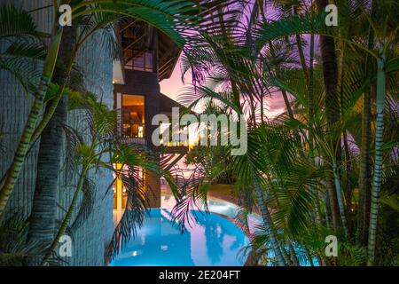 Tolle Abendstimmung - Saint-Paul, Réunion Stockfoto