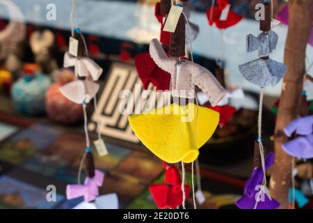 Tanzen sufi Whirling Dervish figurine in Kleid Modell Klein Stockfoto