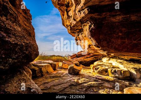 Wunderschöne Felsformation im Kakadu Nationalpark Stockfoto