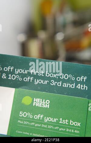 „Hello Fresh Recipe Box Meal Kit“-Promo-Angebot
