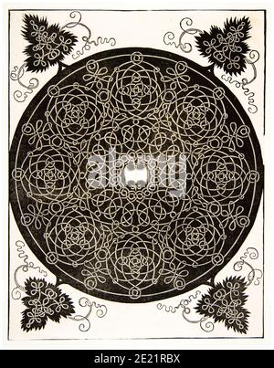 Der dritte Knoten, Holzschnitt von Albrecht Dürer, vor 1521 Stockfoto