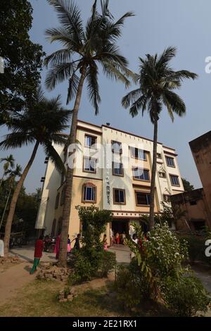 Motilal Roy Bhavan von Prabartak Seva Niketan. Chandannagar, Hooghly, Westbengalen. Indien. Stockfoto