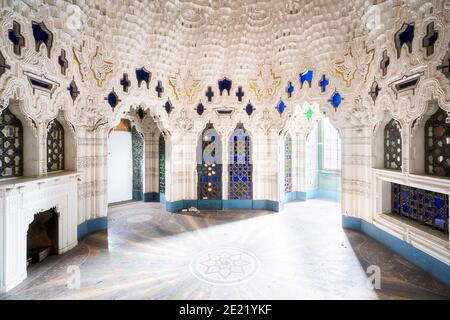 Verlassene Burg Sammezzano Florenz Italien Stockfoto