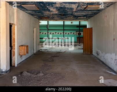 Verlassen Nicosia International Airport Zypern Stockfoto