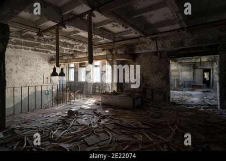Pripjat Tschernobyl Ukraine Duga-3 Stockfoto