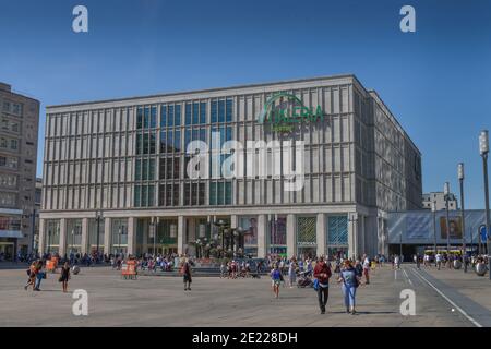 Galeria Kaufhof, Alexanderplatz, Mitte, Berlin, Deutschland Stockfoto