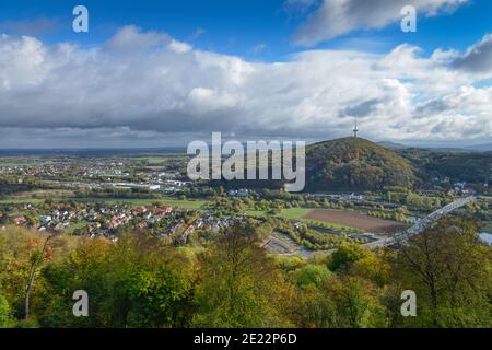 Porta Westfalica, Kreis Minden-Luebbecke,, 92660 Stockfoto