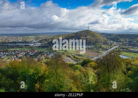 Porta Westfalica, Kreis Minden-Luebbecke,, 92660 Stockfoto
