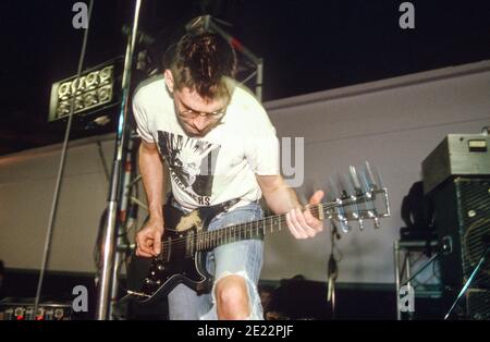 Shellac beim A.T.P All Tomorrows Parties Festival, 19.-21st. April 2002, Camber Sands, Rye, West Sussex, England, Vereinigtes Königreich. Stockfoto