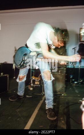 Shellac beim A.T.P All Tomorrows Parties Festival, 19.-21st. April 2002, Camber Sands, Rye, West Sussex, England, Vereinigtes Königreich. Stockfoto