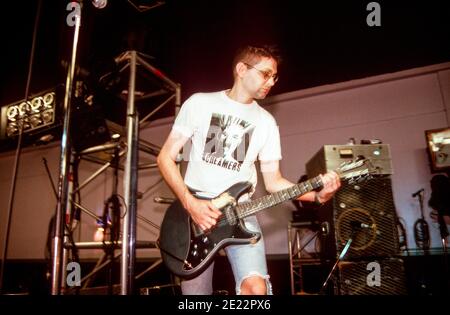 Shellac beim A.T.P All Tomorrows Parties Festival, 19.-21st. April 2002, Camber Sands, Rye, West Sussex, England, Vereinigtes Königreich. Stockfoto