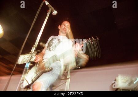 Shellac beim A.T.P All Tomorrows Parties Festival, 19.-21st. April 2002, Camber Sands, Rye, West Sussex, England, Vereinigtes Königreich. Stockfoto