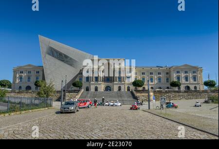 Militärhistorisches Museum der Bundeswehr, Olbrichtplatz, Dresden, Sachsen, Deutschland Stockfoto