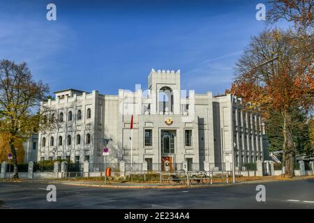 Botschaft Katar, Hagenstrasse, Roseneck, Wilmersdorf, Berlin, Deutschland Stockfoto