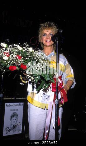 Barbara Mandrell in Concert im Sheraton Premiere Hotel - 28. Februar 1986 im Sheraton Premiere Hotel in Universal City, Kalifornien, Credit: Ralph Dominguez/MediaPunch Stockfoto