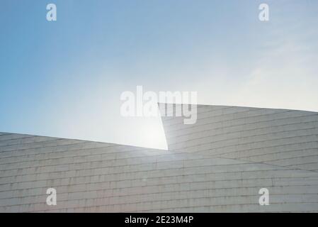 Bilbao, Spanien - 27. Oktober 2017 - Blick auf das Guggenheim Museum. Stockfoto