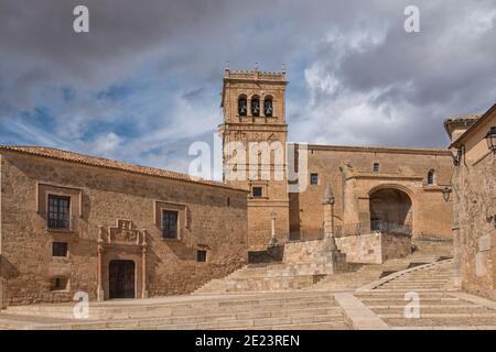 Schöne Aufnahme der Gemeinde Moron de Almazan in Soria, Kastilien und Leon, Spanien Stockfoto