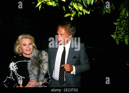 ZSA Zsa Gabor 1989 Quelle: Ralph Dominguez/MediaPunch Stockfoto